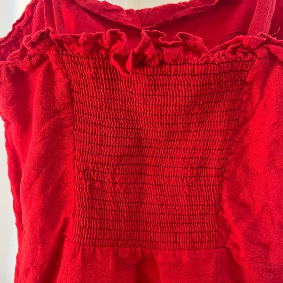 & Other Stories Red linen dress Size 6 - Picture 5 of 12